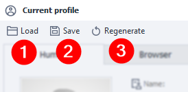 Loading, saving, and generating